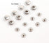 PECMER 200 Pieces Leather Snaps and Fasteners Kit 12.5 mm Silver Snap Buttons for Bracelets Sewing Clothes Leather Craft Jeans Wears Bags Jackets-...