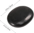 Hot Natural Massage Stones Essential Massage Stones Hot Stones Rocks for SPA Massage 10*8cm Convex Side Hot Hot Foot Massage Hot Reflexology...