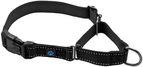 Max and Neo Nylon Martingale Collar - We Donate a Collar to a Dog Rescue for Every Collar Sold (Medium, Black)...