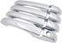 Signature Triple Chrome Plated Side Door Handle Cover Overlay Compatible with 300/300C 200 Avenger Caliber Journey Grand Caravan Magnum Grand Cher...