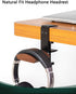 Headset Holder with Walnut Wood and Solid Metal, Headphone Holder Adjustable Design Headset Hanger Compatible with all Headphone Sizes (Walnut)......