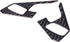 Real Carbon Fiber Steering Wheel Button Cover Sticker Compatible with Chevrolet Corvette C8 2020-2023, Car Steering Wheel Panel Protection Trim (B...