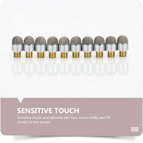 Universal Stylus, Fiber Tips Stylus Replacement Tips 8Pcs Touch Stylus Pen Nibs Drawing Stylus Accessory for Touch Screen Devices......