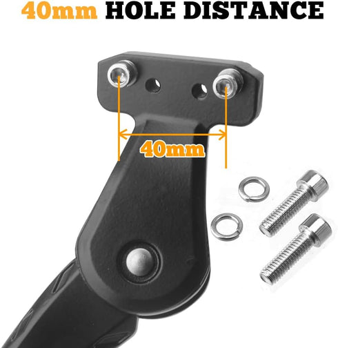 Bike Kickstand Adjustable Strong Rear Mount Aluminum Alloy Bicycle Kickstand for 24 26 700C 27.5 28 29 inch Electric Bike Mountain Bike Adult Bike...
