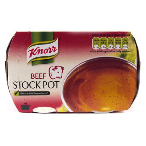 Knorr Beef Stock Gel Pots 8 Pack 224g...