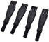8pcs 60mm Plastic Cleaning Brush for Spices Herb Grinders, Black...