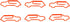 Automobile Race Car Shaped Paper Clips Great for Paper Clip Collectors or Office Gift - Comes in Round Tin with Lid and Gift Box (100 Count Red)...