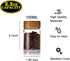 Oidium Small Glass Jars with Airtight Lids,4-Pack 3 oz Glass Jars with Bamboo Lids,Coffee Bean Storage.Small Mason Jars For Flour,Sugar,Spices,Tea...