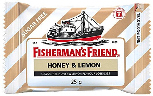 Fisherman's Friend Honey Lemon Lozenges 25g, (Pack of 6)...