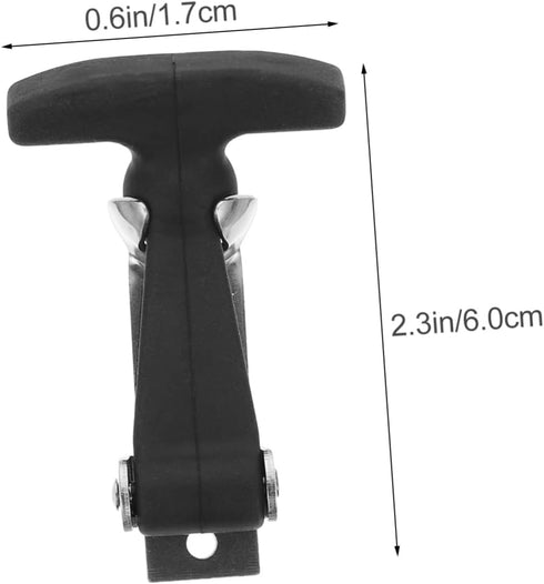 BESPORTBLE 4pcs T-Lock Buckle T Handle Boat T- Handle Rubber Flexible Hasp Car Hood Latches Car Accessories T-Handle Catches A126 Rubber Black Loc...