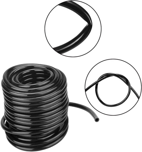 Garden Watering Tube, Water Tube Irrigation Hose Blank Distribution Tubing Line Drip Irrigation System DIY Agriculture Hydroponics Misting 1/4 inc...