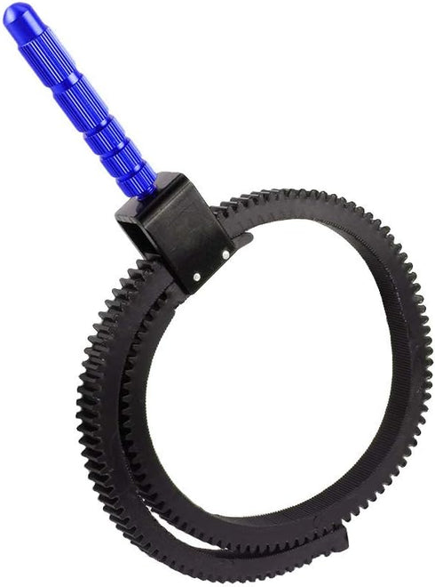 V BESTLIFE Focus Ring Belt, Black Alloy Gear Ring Belt with Built in Stainless Steel Screw for DSLR Camera for Zooming Lens with Size from 52mm to...