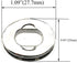 HAHIYO Twist Purse Closure Turn Locks Clip Clasp Easy Install with Online Instructions Picture for Wallet Briefcase Clutch Handbag 1.1 Inch Length...