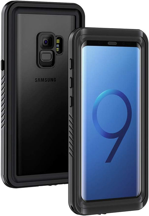 Lanhiem for Samsung Galaxy S9 Case, IP68 Waterproof Dustproof Case with Built-in Screen Protector, Rugged Full Body Shockproof Protective Phone Co...
