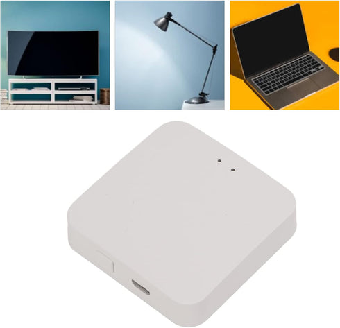 Mini Gateway, Gateway Smart Gateway Remote Control Micro USB Port Gateway Hub Remote Control Smart Hub for TUYA for Home Appliances......