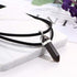 Layered Choker Necklace Crystal Choker Chakra Suede Choker Hexagonal Gemstone Pendant Necklace Bohemia Jewelry for Women(Black)...