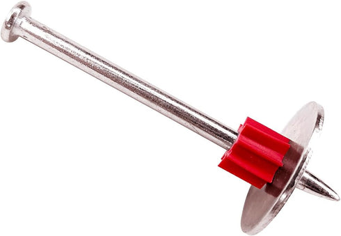 2-1/2" Powder Actuated Fasteners with 1" Washer .300 Head .145" Shank for Powder Fastening & Power Framing systems, 100 Pack...