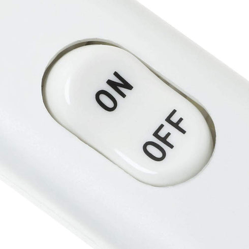 E-outstanding Inline Cord Switch On/Off White Button Feed Cord Switch for Table Lamp Desk Light Bed Lamp 6A 250V...