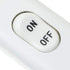 E-outstanding Inline Cord Switch On/Off White Button Feed Cord Switch for Table Lamp Desk Light Bed Lamp 6A 250V...