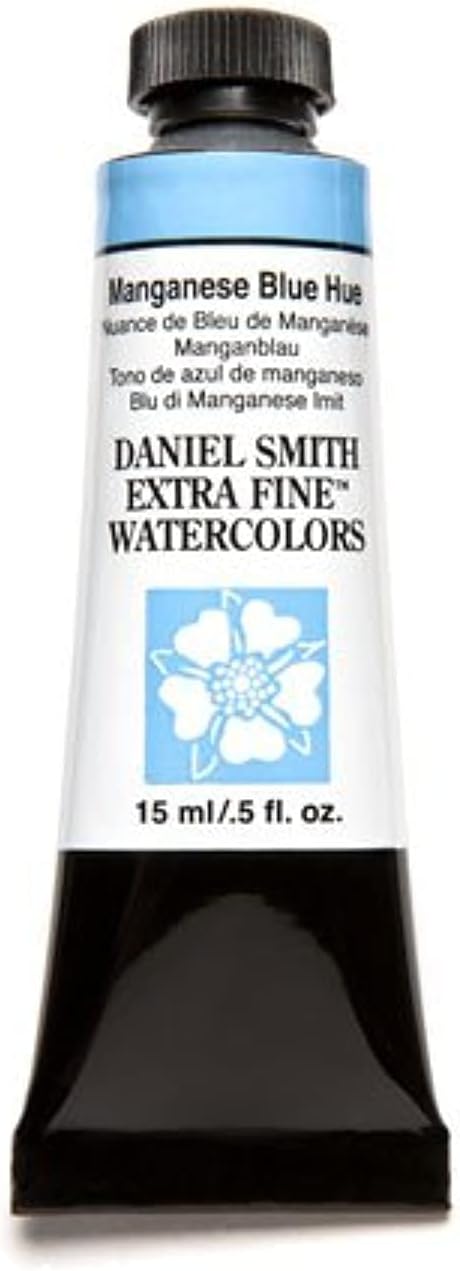 Daniel Smith Extra Fine Watercolor 15ml Paint Tube, Manganese Blue Hue (284600051)...