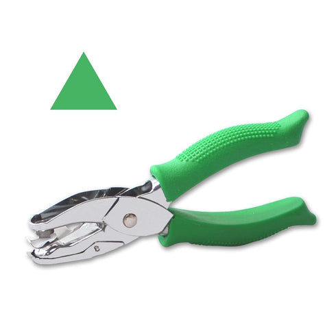 1/4 Inch Triangle Hole Punch for Handmade DIY Craft Paper, Perfect for Home, Office, Back to School Supplies...