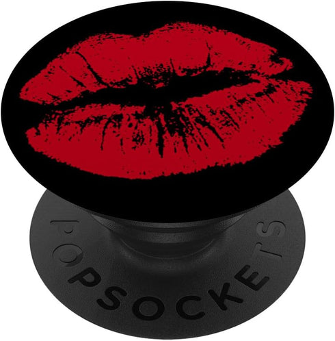 Lips Pop Phone Grip For Smartphones & Tablets PopSockets PopGrip: Swappable Grip for Phones & Tablets PopSockets Adhesive PopGrip...