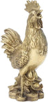 Rooster Figurine Pure Brass Good Luck Chicken Statue Feng Shui Ornament for Home Office Collection Decoration...