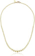 1928 Jewelry Women's Bridal Eloquence 18" Delicate Graduated Glass Faux Pearl Strand Necklace...