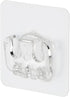 Toothbrush Holder 4 Packs Clean Polycarbonate for Bathroom Shower Easy Installation, No Drilling, No Glue, Wall Mounted, Home Decor Essentials, Tr...