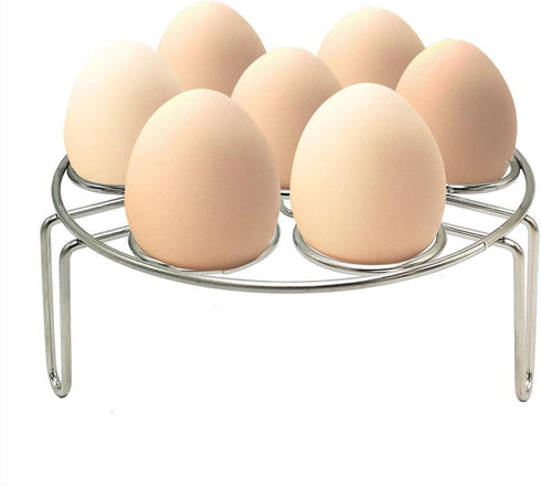 Egg Steamer Rack, Alamic Egg Rack Steamer Trivet Basket Stand for Instant Pot 3 Quart Accessories and Pressure Cooker 3 Qt Accessories, Stainless ...
