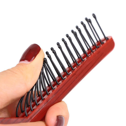 6Pcs Folding Combs Antistatic Soft Silicone Hairdressing Hairbrush Women Hair Styling Salon Brush Hair Care Portable Comb For Travel...