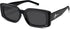 SOJOS Classic Trendy Rectangle Polarized Sunglasses Thick Frame with Star Decorations SJ2285...