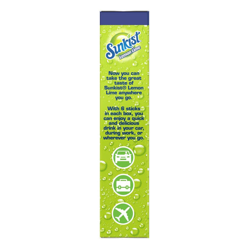 Sunkist Soda Lemon Lime Singles To Go Drink Mix, 0.53 OZ, 6 CT...