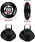 70mm x 24mm 2 Pcs Luggage Suitcase Replacement Wheels, Rubber Swivel Caster Wheels Bearings Repair Kits...