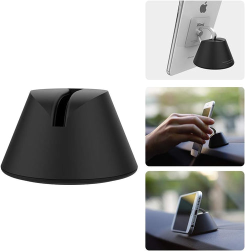 iRing Dock Car Mount Cradle. Compatible with Original iRing Products ONLY. Multipurpose, Car Dashboard, Desk or Wall Ring Holder Stand, Compatible...