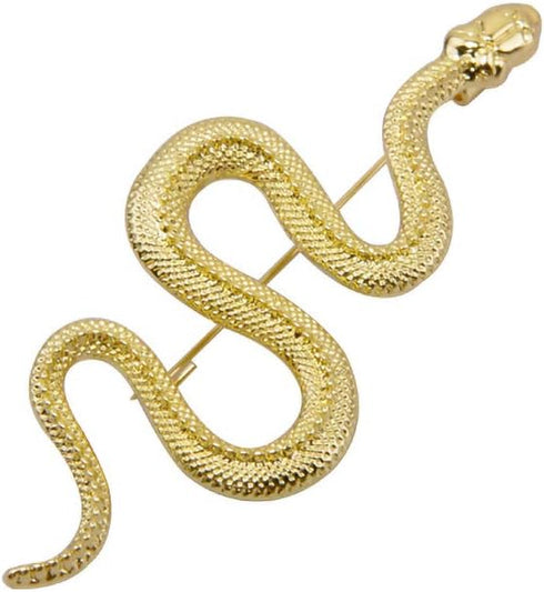 Vintage Green Crystal Eye Cobra Snake Animal Large Safety Pins Brooch for Women Bag Cardigan Hat Scarf Pins...