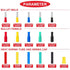 280pcs 22-16AWG Wire connectors Bullet Crimp Terminal Insulated Female and Male Heat Shrink Waterproof Electrical Quick Connector Kit with Colorfu...