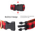 KUDES Plaid Dog Collar with Bow, 2 Pack/Set Adjustable Dog Bow Tie Collars with Bell, Best Pet Gift for Small Medium Large Girl and Boy Dogs, Red ...