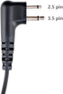 RDM2020 Surveillance Acoustic Tube Earpiece Headset with Mic Compatible with Motorola CP200, CLS1110, CLS1410, CLS1413, PU Material, Black...