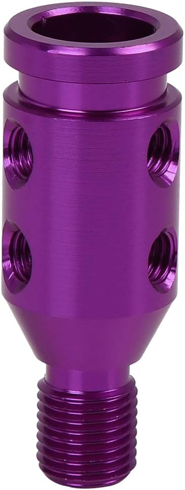 X AUTOHAUX M12 X 1.25 Car Universal Purple Gear Shift Knob Adapter for Non Threaded Shifter...