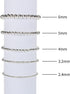 LolliBeads (R) Silver Plated Smooth Round Metal Beads Assorted Size Jumbo Pack 2100 pcs...