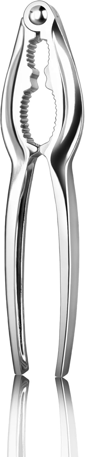 New Star Foodservice 24142 Heavy Duty Chrome Plated Zinc Alloy Lobster Cracker Nutcracker Lobster/Crab/Nut/Seafood Cracker 6-1/4", Set of 6...