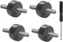 Replacement Caster Front Wheels for Shark Navigator Lift Away NV22, NV42, NV341, NV350, NV351, NV352, NV355, NV356e, NV360, NV500, NV501, NV752, U...