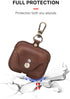 Hiram Leather Case Replacement for Airpods Pro 2019,Crazy Horse Cowhide Leather Portable Travel Case Compatible with Airpods Pro,Headphone Cases R...