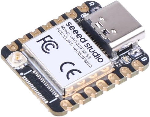 Seeed Studio XIAO ESP32S3(Supports Arduino) - 2.4GHz Wi-Fi, BLE 5.0, Dual-core, Battery Charge Supported, Power Efficiency and Rich Interface, Ide...