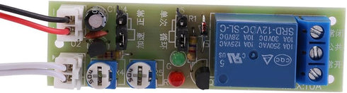 Adjustable Times Switch Module DC 5V/12V/24V Delay On/Off Timer Delay Switch Module 6 Types Optional Time Delay(DC 12V 0-15mins)......