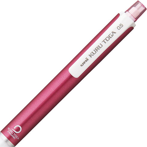 Uni Kurutoga Mechanical Pencil Standard, 0.5mm, Pink (M54501P.13)...