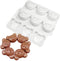 6 Cavity Bear Silicone Chocolate Mold DIY Cake Accessories Molds Kitchen Ice Cubes Biscuit Pastry Manual Baking Mould...