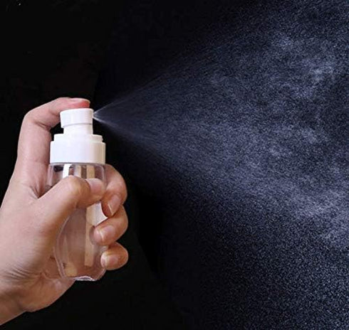 2 Pcs 30ml/1oz Mini Fine Mist Spray Bottles, Empty Clear Travel Containers Water Mist Sprayer for Cosmetic Skincare Lotion Perfumes...