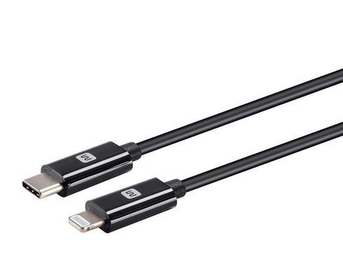 Monoprice Apple MFi Certified Lightning to USB Type-C Rapid Charge and Sync Cable - Compatible with iPhone 13, Pro, Pro Max, AirPods Pro, iPad wit...